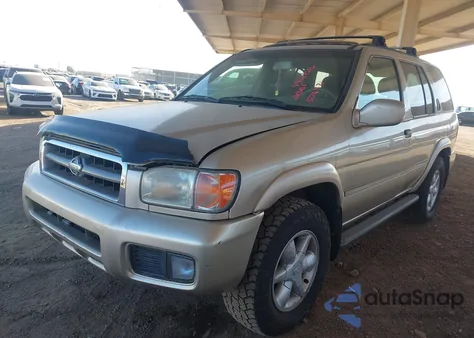 2001 Nissan Pathfinder Le from USA, damaged, VIN JN8DR09Y81W576471